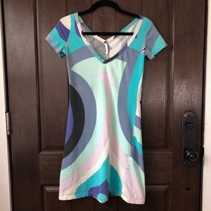 Emilio Pucci T-Shirt Mini Dress (XS/S)